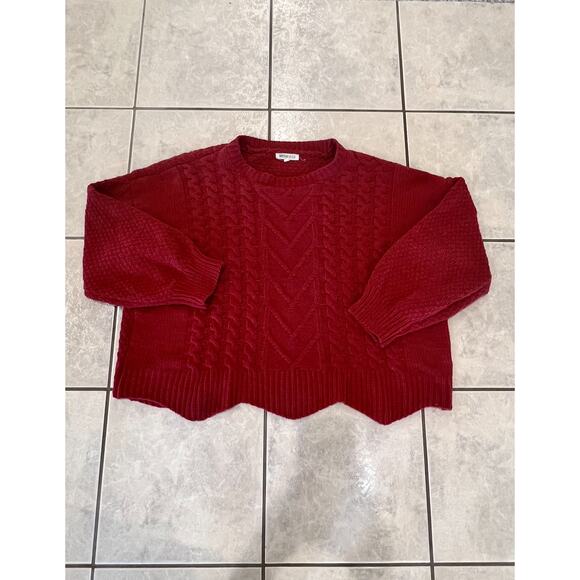 Margeaux & Ellie Women's Rust Ribbed Knit Sweater Size XL - Picture 1 of 5
